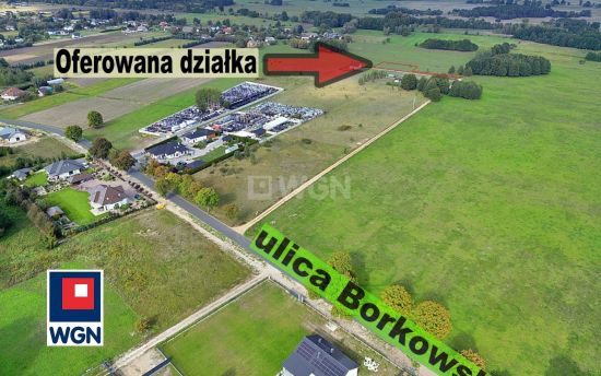 Grunt budowlany jednorodzinny na  sprzedaż Borek - Atrakcyjna działka blisko miasta